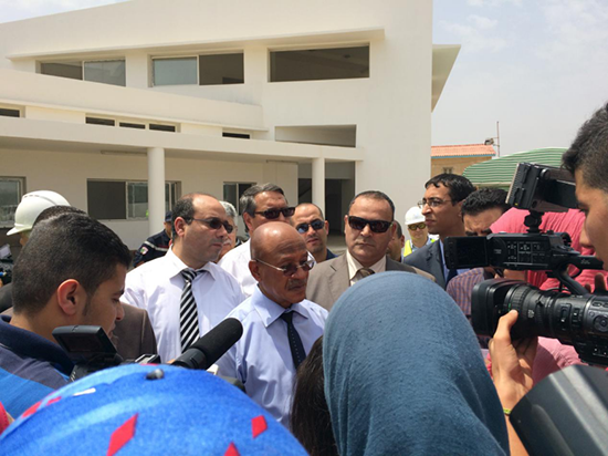 ALGER governor visits BARAKI wastewater treatment plant